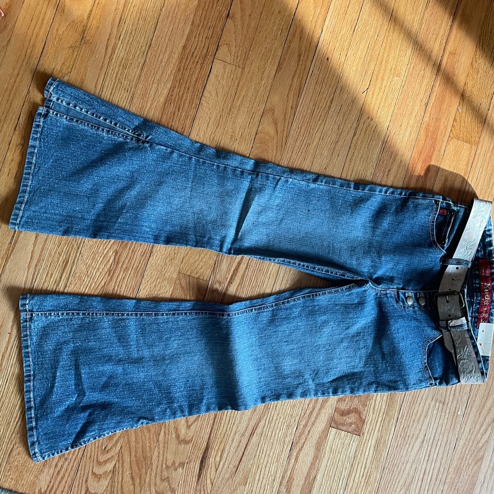 Girls size 8 flare/ bell bottom jean (Mudd)
